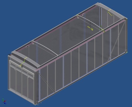 Wood chip bin trailer design - Walter Nisbett - F.N.C. Yacht